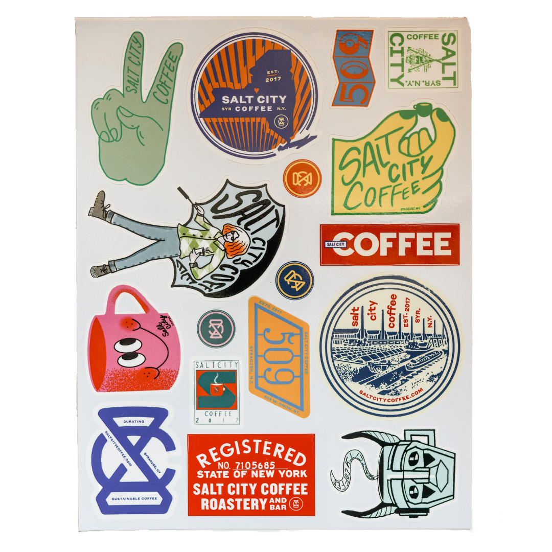 Salt City Coffee - Sticker Sheet