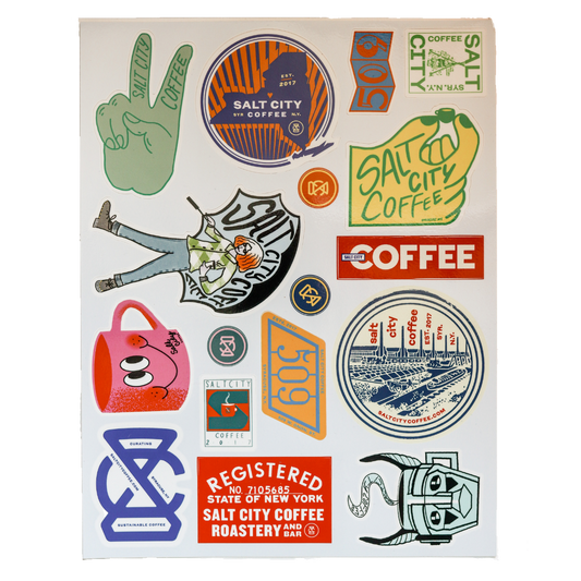 Salt City Coffee - Sticker Sheet