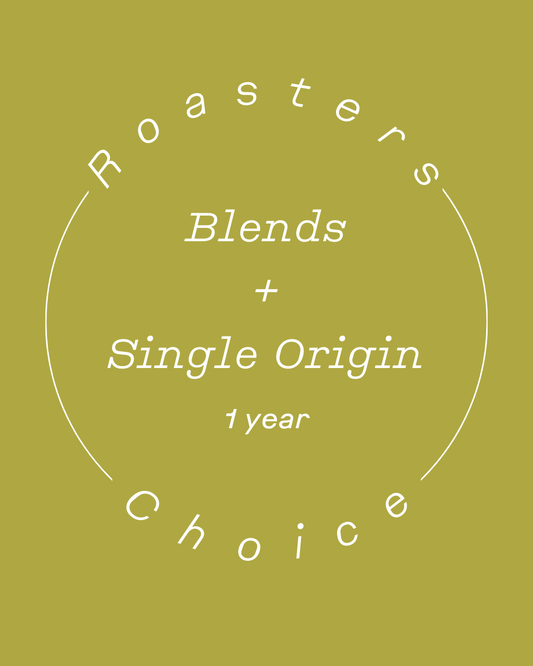 Pre-Paid Roasters Choice: Blends + Single Origin (1-year)