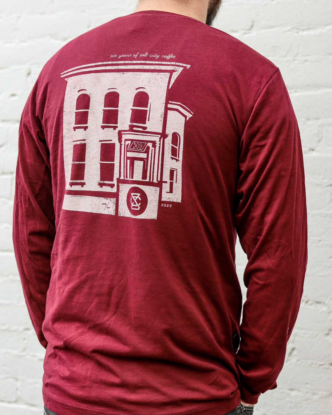Maroon Long Sleeve T-shirt