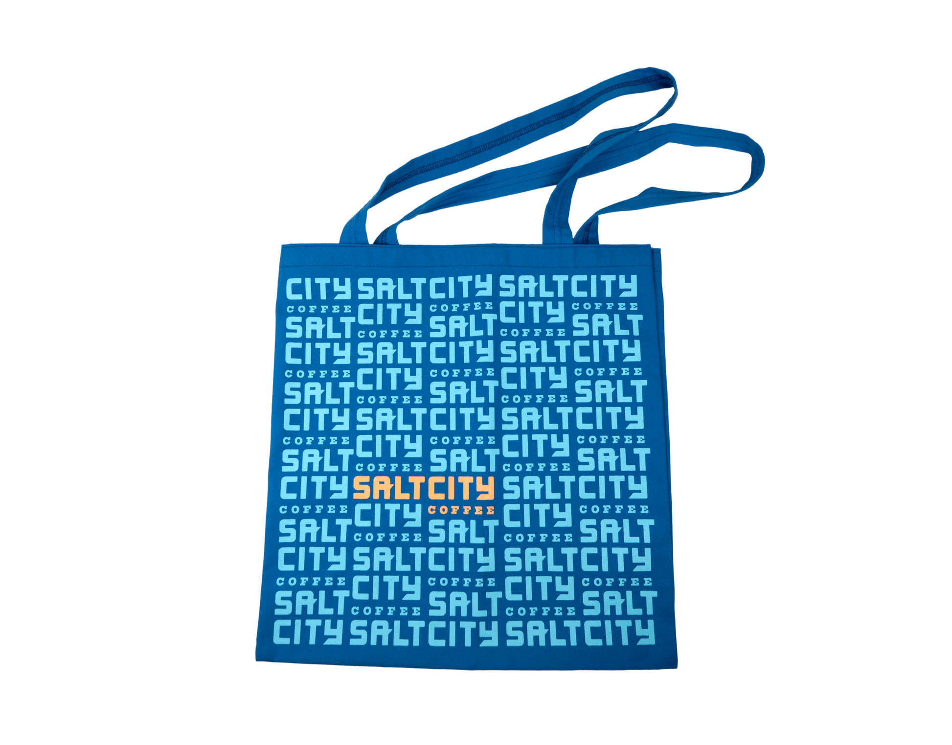Blue Logo - Canvas Tote Bag – Salt City Coffee Blue Logo - Canvas Tote Bag – Salt City Coffee